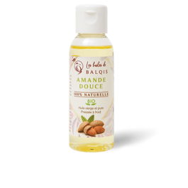 Les Huiles De Balqis Aceite Virge N 100% Orgánico Amande Douce Almendras Dulces 50 ml Hidratante Corporal y Pelo
