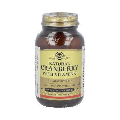 Solgar Arándano Rojo con Vitamina C 60 Cápsulas Vegetales