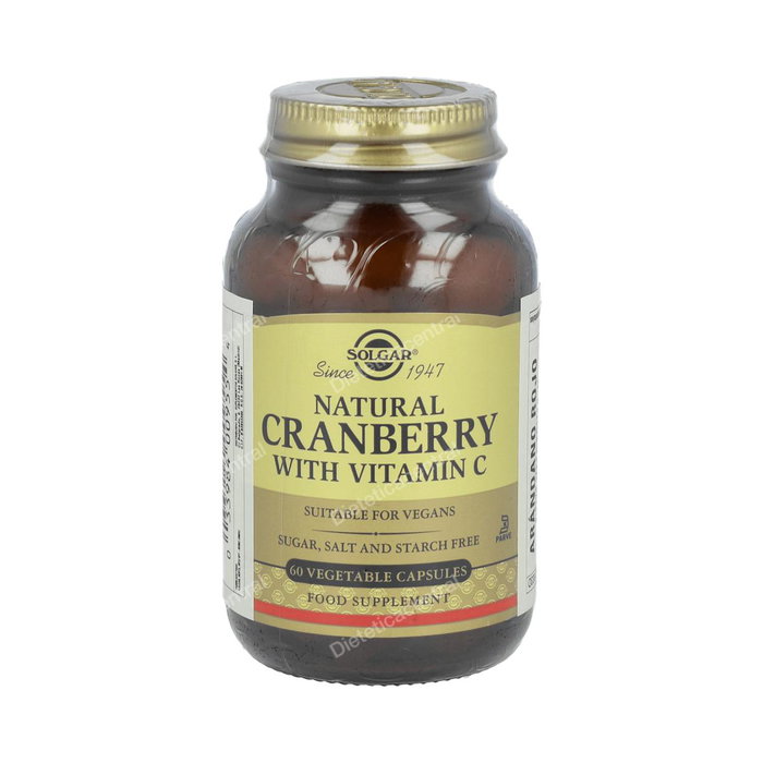 Solgar Arándano Rojo con Vitamina C 60 Cápsulas Vegetales