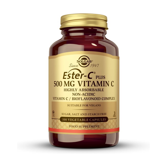 Solgar Ester-C Plus Vitamina C 500mg 100 Cápsulas Vegetales Solgar Ester-C Plus Vitamina C 500mg 100 Cápsulas Vegetales