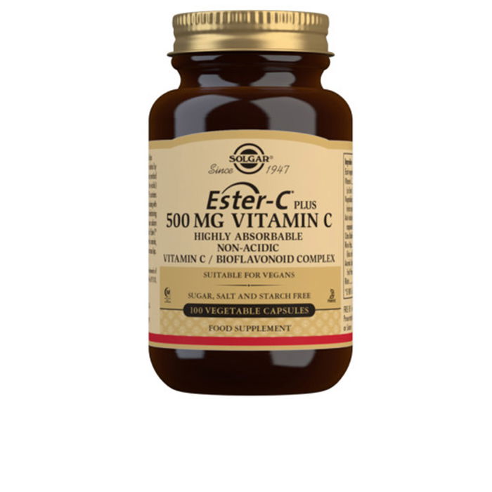 Solgar ESTER-C PLUS 500mg Cápsulas Vegetales Vitamina C 100 Unidades Solgar ESTER-C PLUS 500mg Cápsulas Vegetales Vitamina C 100 Unidades