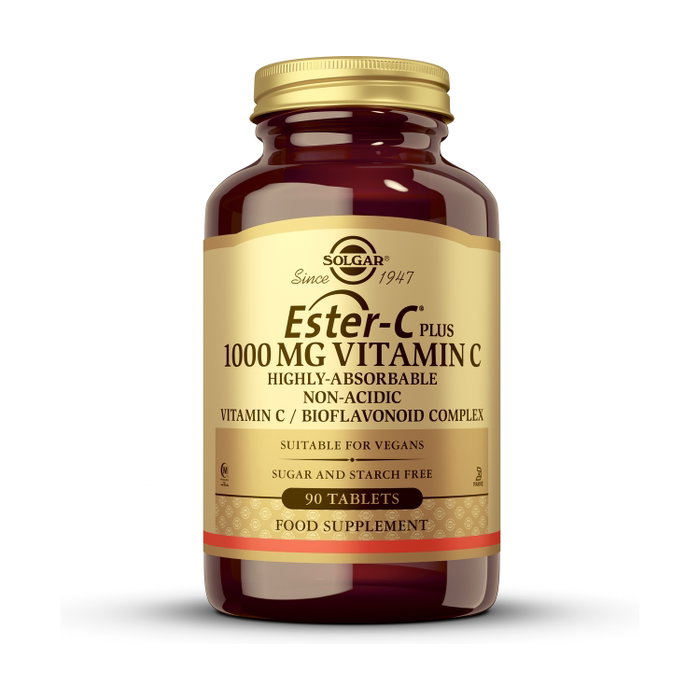 Solgar Ester-C Plus Vitamina C 1000 mg, 90 comprimidos
