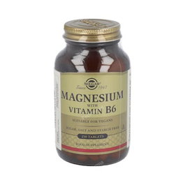 Solgar Magnesio + B6 250 Comp.