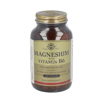 Solgar Magnesio + B6 250 Comp. Solgar Magnesio + B6 250 Comp.