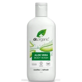 Dr. Organic Gel de Baño y Ducha Aloe Vera Orgánico 250 ml - Refrescante, para Piel Seca y Sensible Dr. Organic Gel de Baño y Ducha Aloe Vera Orgánico 250 ml - Refrescante, para Piel Seca y Sensible