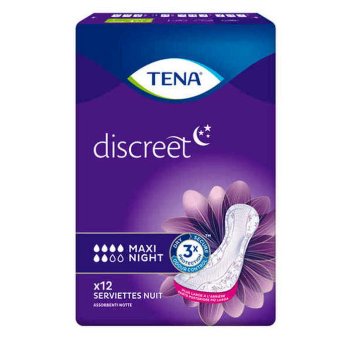 Tena Lady Compresas Incontinencia Maxi Noche 12 u