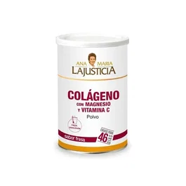 ANA M LAJUSTICIA Colágeno con Magnesio y Vitamina C sabor fresa
