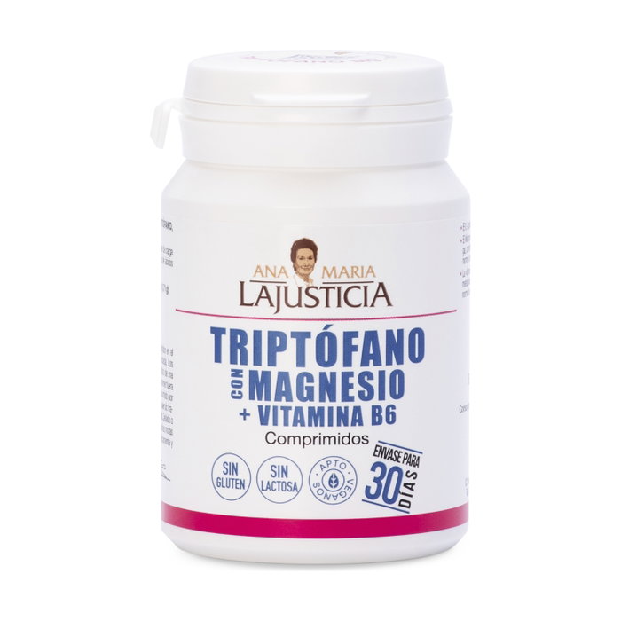 Ana Maria Lajusticia Triptófano con Magnesio + Vitamina B6, 60 comprimidos