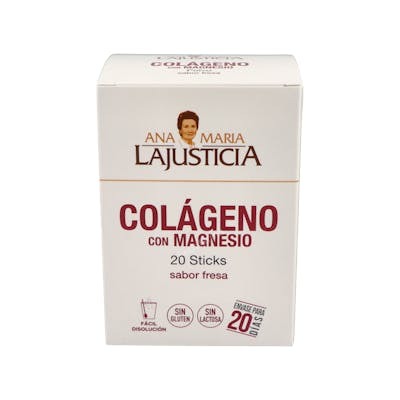 Ana Maria Lajusticia Colágeno con Magnesio sabor Fresa 20 sticks