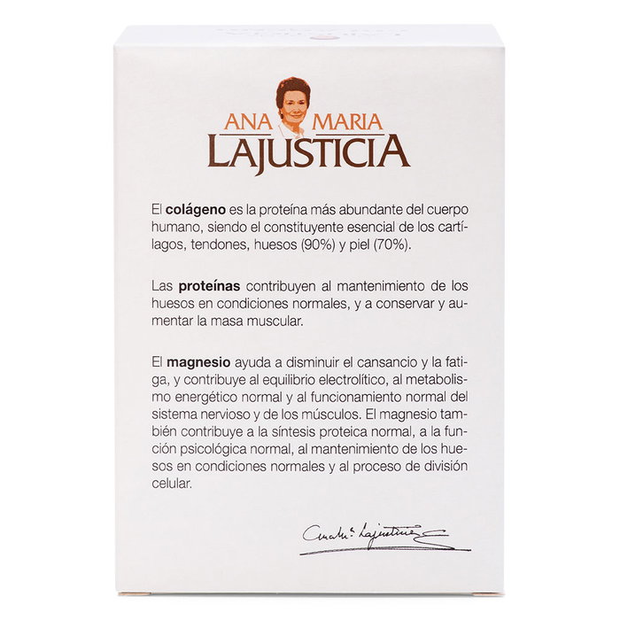 ANA MARIA LAJUSTICIA Colágeno con Magnesio sabor fresa 20 sticks ANA MARIA LAJUSTICIA Colágeno con Magnesio sabor fresa 20 sticks