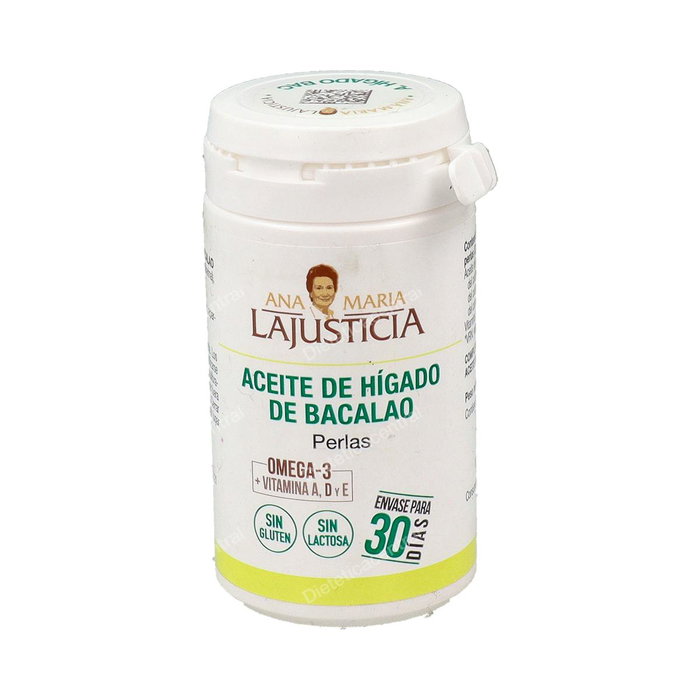 Ana Maria Lajusticia Aceite de Hígado de Bacalao + Vitamina E, 90 Perlas Ana Maria Lajusticia Aceite de Hígado de Bacalao + Vitamina E, 90 Perlas