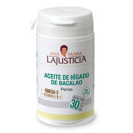 Ana Maria Lajusticia Aceite de Hígado de Bacalao con Vitamina E, 90 perlas