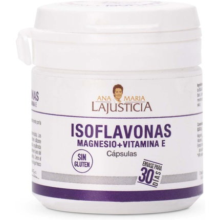 ANA MARIA LAJUSTICIA Isoflavonas con Magnesio y Vitamina E, 30 cápsulas