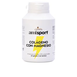 Amlsport Colágeno con Magnesio 270 Comprimidos Suplemento para Huesos Piel y Músculos