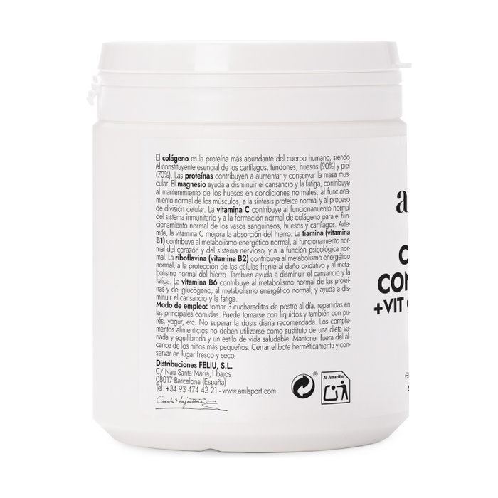 Ana Maria Lajusticia Colágeno con Magnesio, Vitamina C y Complejo B, Fresa, 350g Ana Maria Lajusticia Colágeno con Magnesio, Vitamina C y Complejo B, Fresa, 350g
