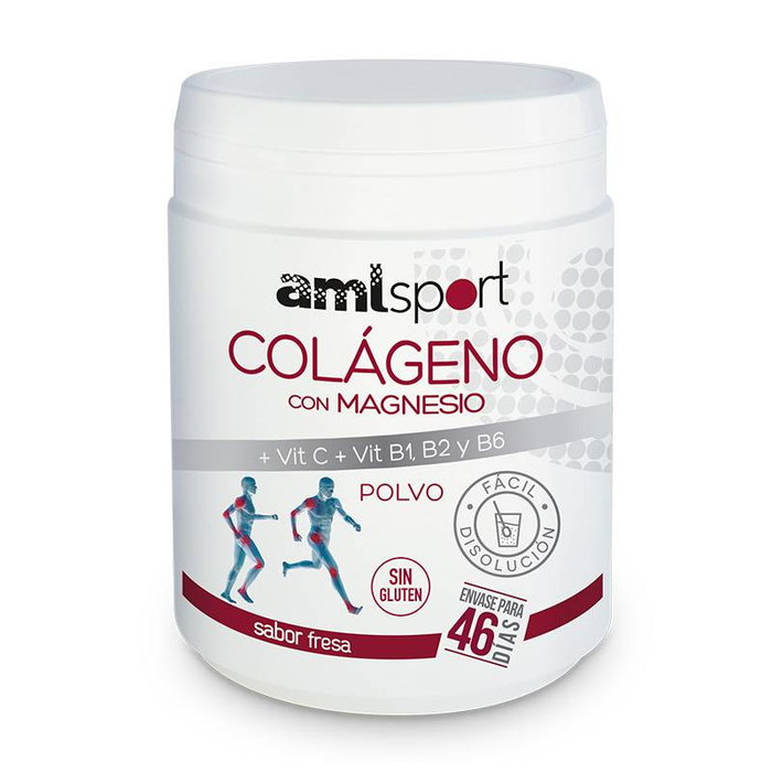 Ana Maria Lajusticia Colágeno con Magnesio, Vitamina C y Complejo B, Fresa 350g