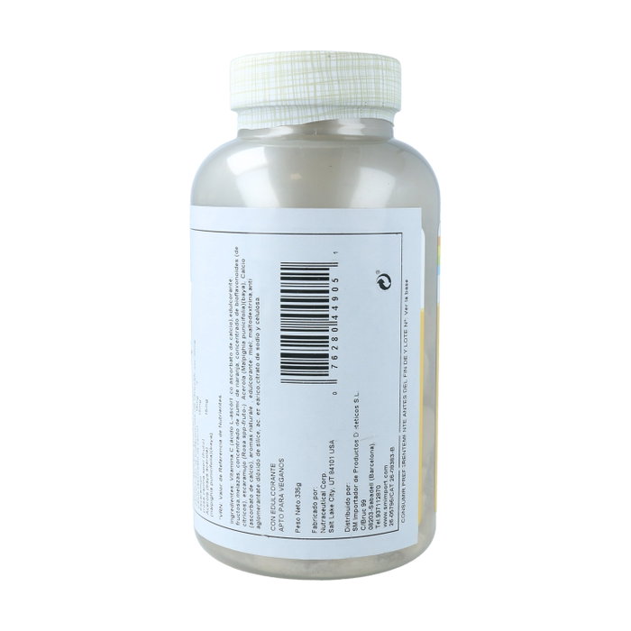 Solaray Vitamina C 500mg Masticable Naranja 100 Comprimidos