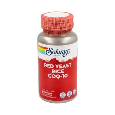 SOLARAY Red Yeast Rice Plus Q10 60 Cápsulas | Ayuda a mantener niveles de colesterol saludables, Apto Veganos, con Coenzima Q10 y Niacina SOLARAY Red Yeast Rice Plus Q10 60 Cápsulas | Ayuda a mantener niveles de colesterol saludables, Apto Veganos, con Coenzima Q10 y Niacina