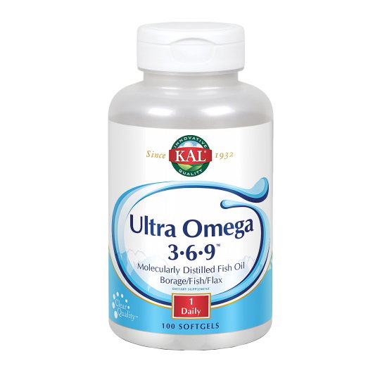 KAL Ultra Omega 3 6 9 1200mg 100 perlas
