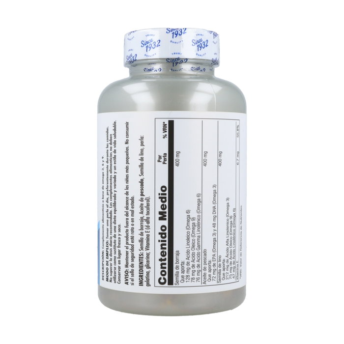 Kal Ultra Omega 3-6-9 1200mg 100 perlas