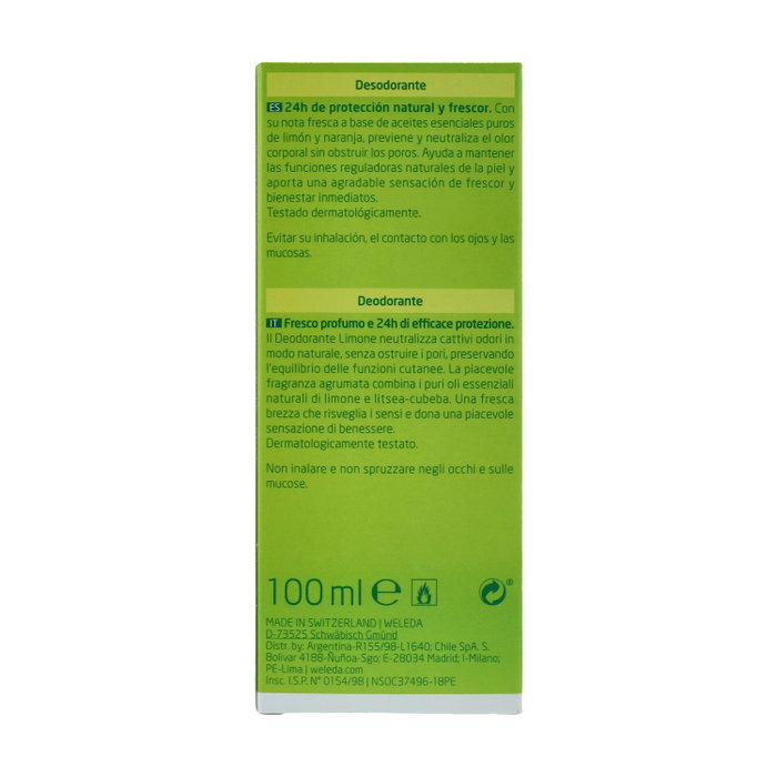 Weleda Desodorante Citrus Spray 100 ml Weleda Desodorante Citrus Spray 100 ml