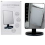 Carl&Son Espejo de Maquillaje con Luz LED #black 525 gr Negro 22x16 cm