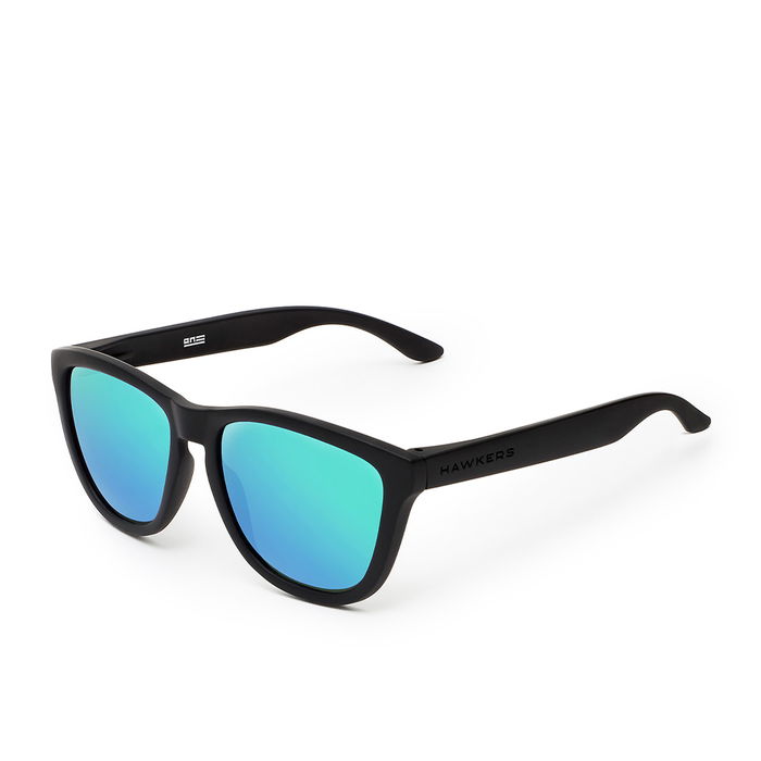 Hawkers Gafas de Sol ONE TR90 #carbon black emerald Unisex Montura TR90 Negro