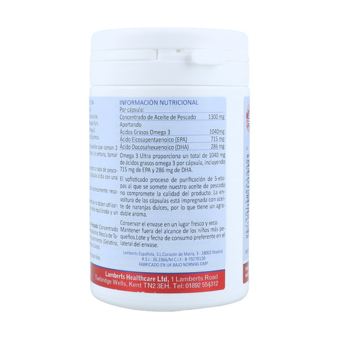 Lamberts Omega 3 Ultra 1300mg 60 Cápsulas Lamberts Omega 3 Ultra 1300mg 60 Cápsulas