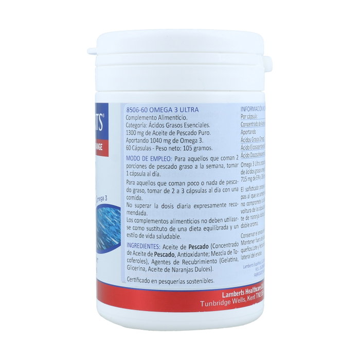 Lamberts Omega 3 Ultra 1300mg 60 Cápsulas Lamberts Omega 3 Ultra 1300mg 60 Cápsulas