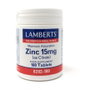 LAMBERTS Zinc como Citrato 15 mg 180 tabletas