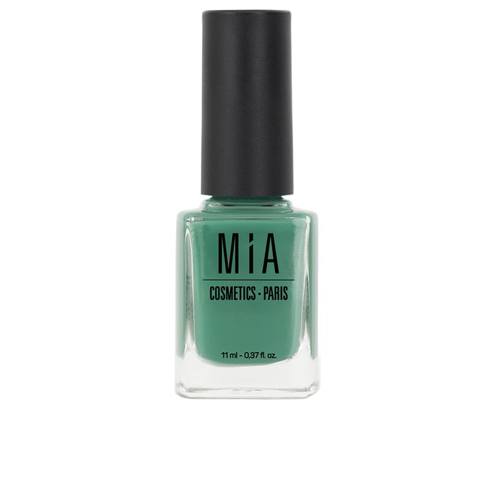 Mia Cosmetics Paris Esmalte de Uñas #jade Color Verde - Fórmula 9-Free, Alto Brillo, Pincel EAB para Aplicación Profesional - 11 ml Mia Cosmetics Paris Esmalte de Uñas #jade Color Verde - Fórmula 9-Free, Alto Brillo, Pincel EAB para Aplicación Profesional - 11 ml