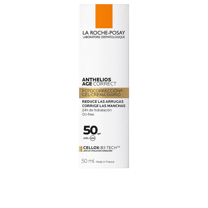 La Roche Posay Anthelios Age Correct Fotocorrector Diario SPF50 con Ácido Hialurónico y Niacinamida - 50 ml