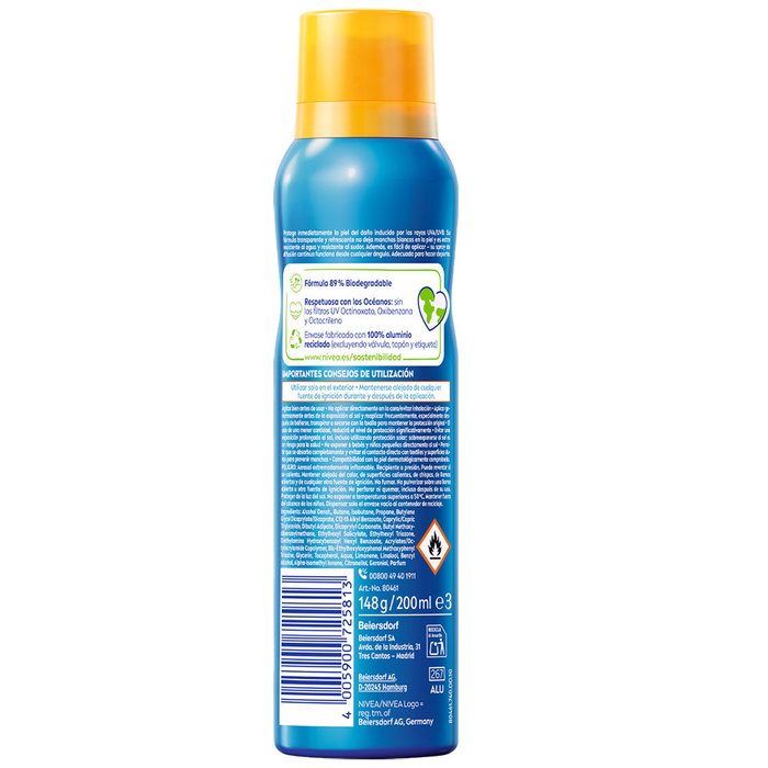 Nivea Sun Protege & Refresca Bruma Solar Invisible SPF50 200 ml