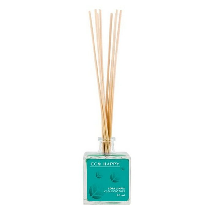 Eco Happy Ambientador Mikado Ropa Limpia 95 ml Eco Happy Ambientador Mikado Ropa Limpia 95 ml