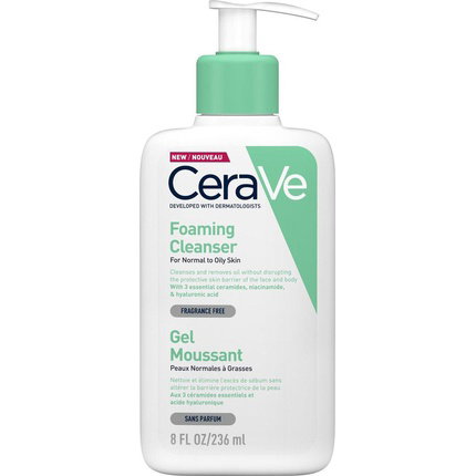 Cerave Gel Limpiador Espumoso 236 ml para Piel Normal a Grasa Cerave Gel Limpiador Espumoso 236 ml para Piel Normal a Grasa