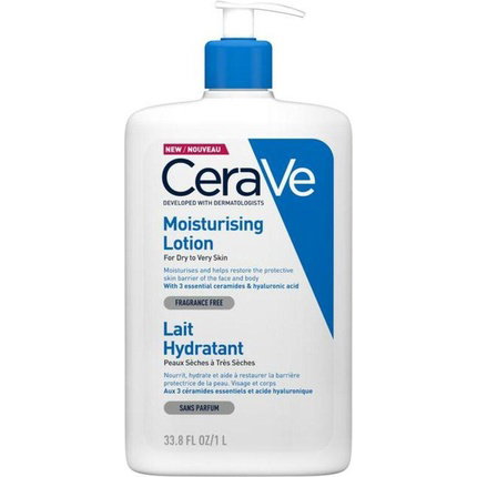 CeraVe Loción Hidratante 1000 ml para rostro y cuerpo CeraVe Loción Hidratante 1000 ml para rostro y cuerpo