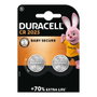 Duracell CR 2025 Pilas de Botón de Litio, Pack de 2