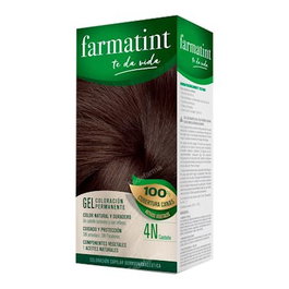 Farmatint Gel Coloración Permanente 4n-castaño, Pack de 5 unidades