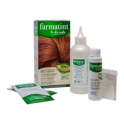 Farmatint Gel Coloración Permanente 5r-castaño claro cobrizo Farmatint Gel Coloración Permanente 5r-castaño claro cobrizo