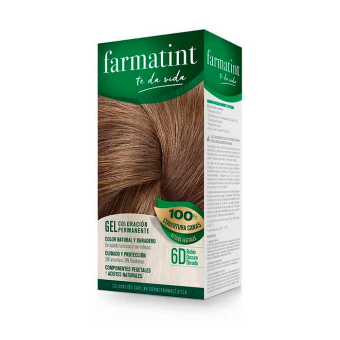 Farmatint Gel Coloración Permanente 6d-rubio oscuro dorado 5 u