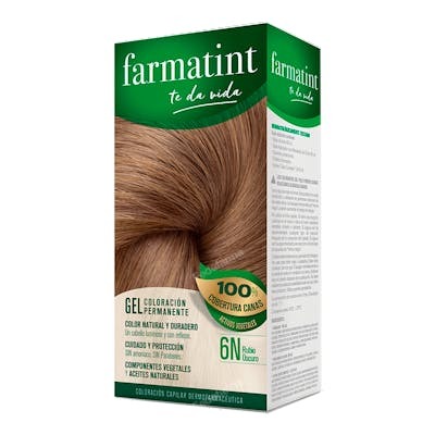 Farmatint Gel Coloración Permanente 6n-rubio oscuro