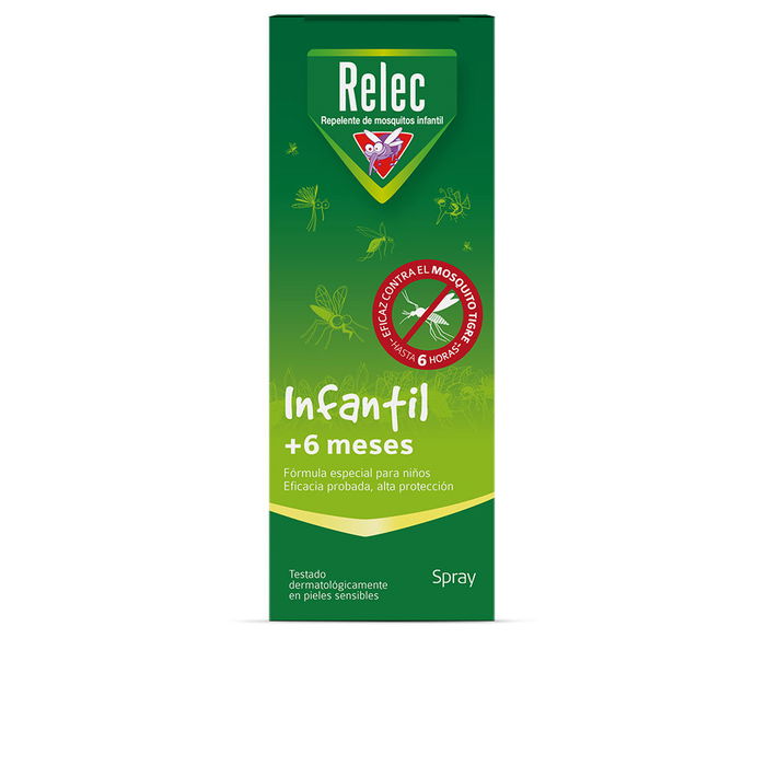 Relec Antimosquitos Infantil +6 meses Repelente para Bebés y Niños 100 ml Relec Antimosquitos Infantil +6 meses Repelente para Bebés y Niños 100 ml