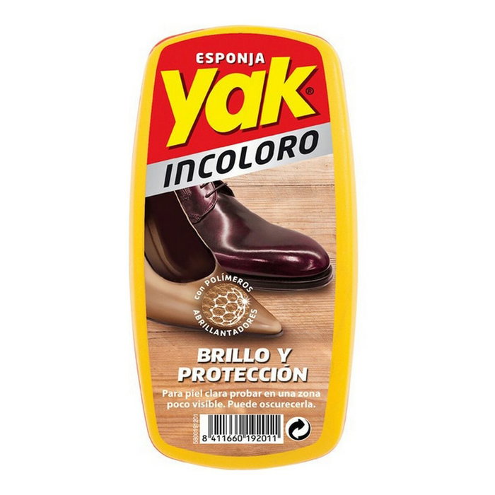 Yak Esponja de Calzado Autobrillante Incolora Yak Esponja de Calzado Autobrillante Incolora