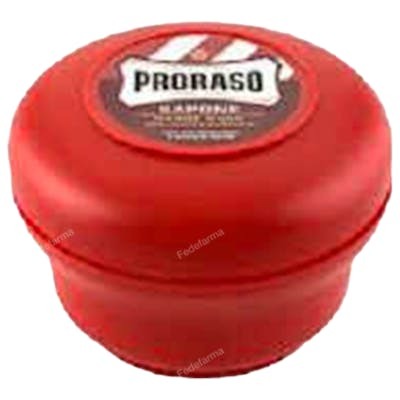 Proraso Jabón de Afeitar Sándalo 150 ml para Barbas Duras