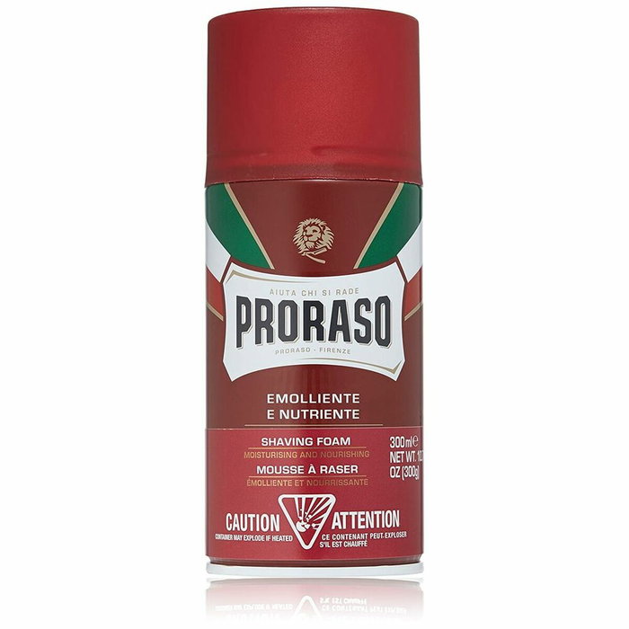Proraso Espuma de Afeitar Sándalo 300 ml para Barba Dura