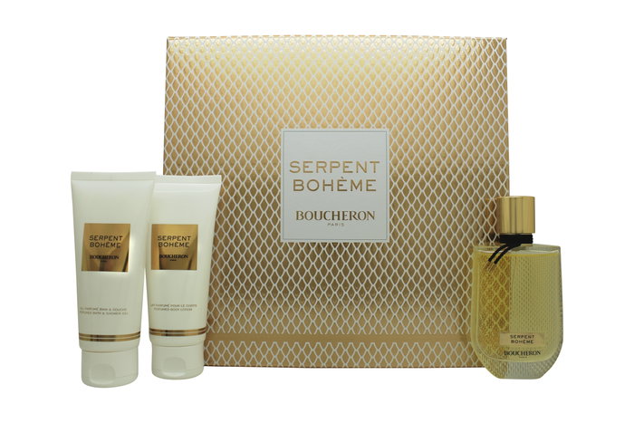 Boucheron Serpent Bohème Gift Set 90ml EDP + 100ml Body Lotion + 100ml Shower Gel Boucheron Serpent Bohème Gift Set 90ml EDP + 100ml Body Lotion + 100ml Shower Gel