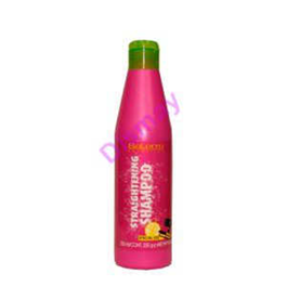 Salerm Champú Straightening Termo Protector sin Sulfatos para Cabello con Plancha o Secador 250 ml