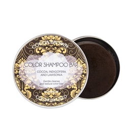 Biocosme BIO SOLID Chocolate Shampoo Bar 130 g - Champú Sólido Tónico Color para Cabello Castaño, Hidratante con Ingredientes Naturales, Sin Sulfatos, Sin Siliconas, Sin Parabenos