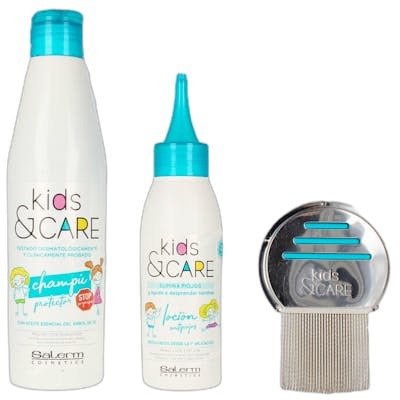 Salerm KIDS&CARE Lote Set Infantil Champú Aceite Árbol de Té Spray Bifásico Anti Piojos y Lendrera 3 Piezas Salerm KIDS&CARE Lote Set Infantil Champú Aceite Árbol de Té Spray Bifásico Anti Piojos y Lendrera 3 Piezas