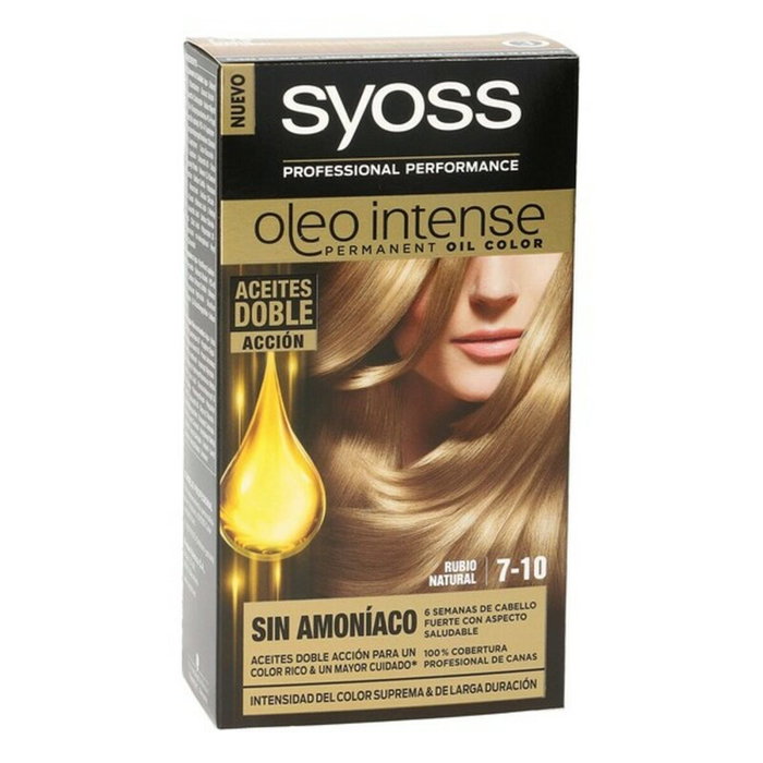 Syoss OLEO INTENSE Tinte sin amoniaco 7.10-rubio natural